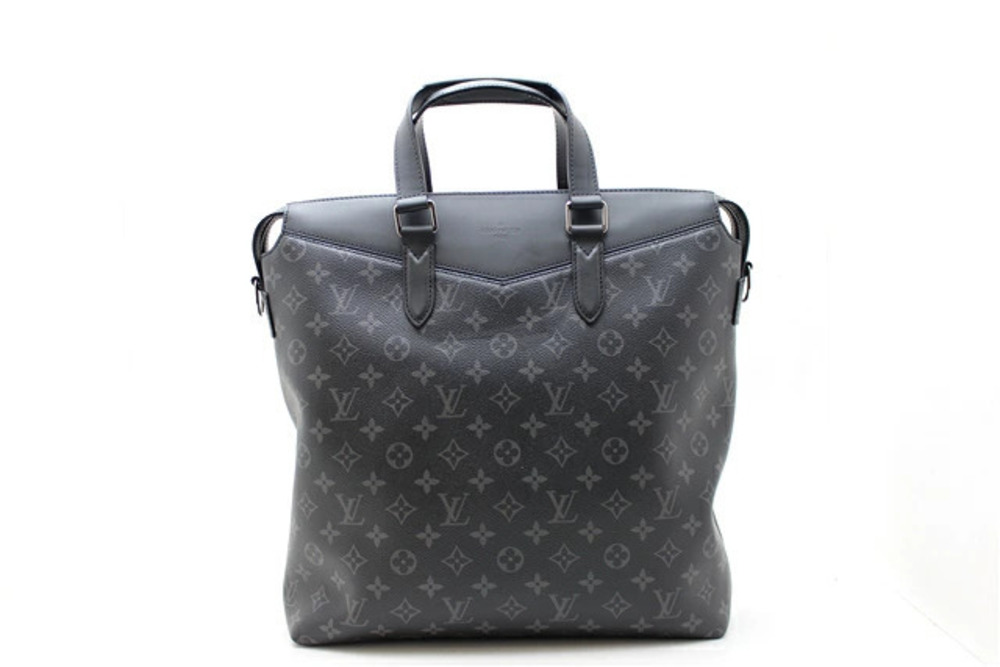 LOUIS VUITTON Bag Handbag Tote Explorer Monogram Eclipse Black
